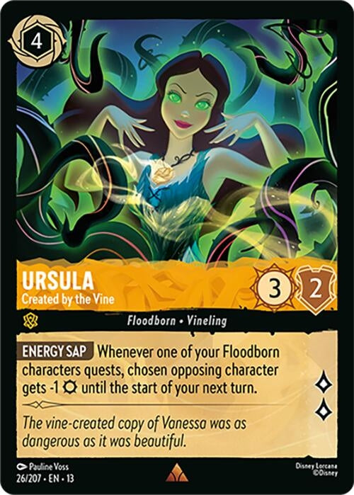 Image for Ursula - Created by the Vine (26/207) [Attack of the Vine!] (13) - Disney Lorcana