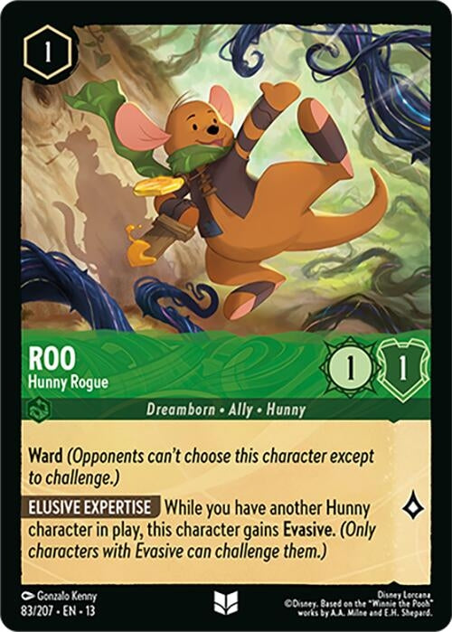 Image for Roo - Hunny Rogue (83/207) [Attack of the Vine!] (13) - Disney Lorcana