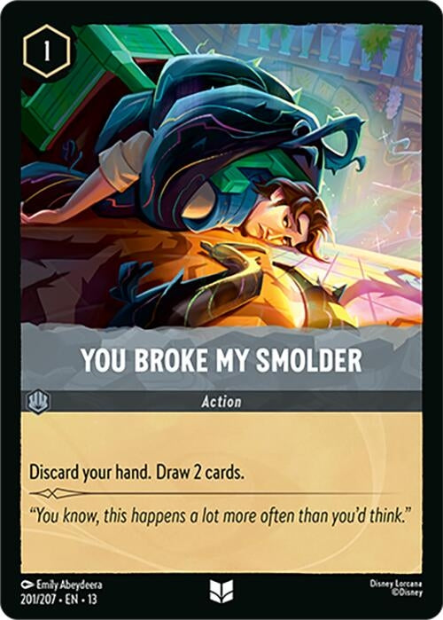 Image for You Broke My Smolder (201/207) (Cold Foil) [Attack of the Vine!] (13) - Disney Lorcana