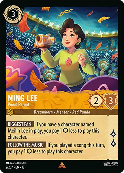 Image for Ming Lee - Proud Parent (2/207) [Attack of the Vine!] (13) - Disney Lorcana