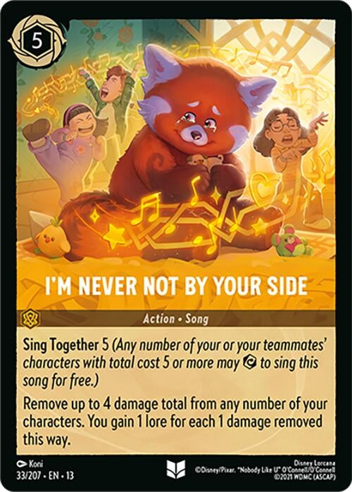 Image for I'm Never Not by Your Side (33/207) [Attack of the Vine!] (13) - Disney Lorcana