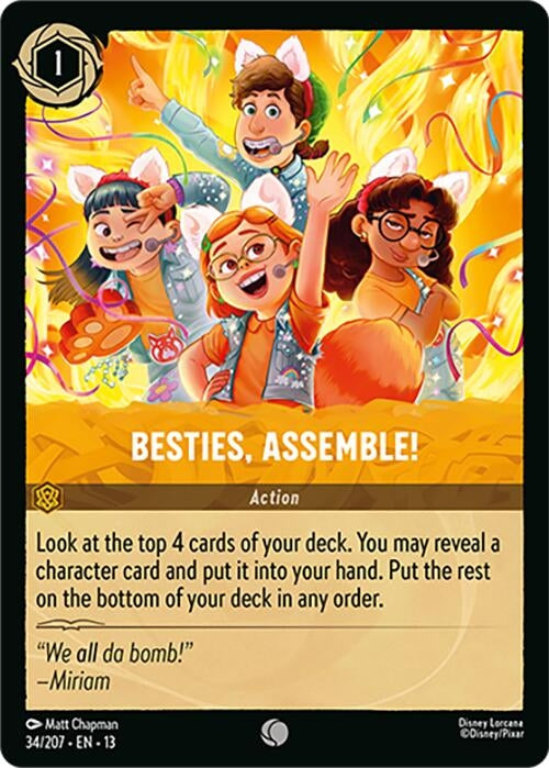 Image for Besties, Assemble! (34/207) [Attack of the Vine!] (13) - Disney Lorcana