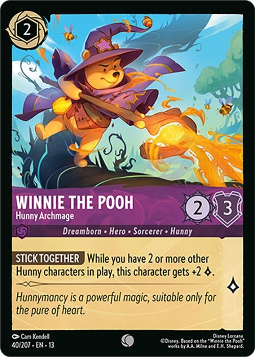 Image for Winnie the Pooh - Hunny Archmage (40/207) [Attack of the Vine!] (13) - Disney Lorcana