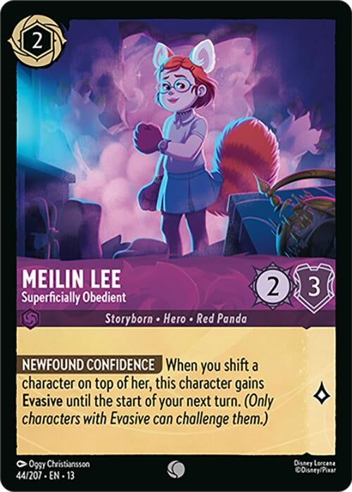 Image for Meilin Lee - Superficially Obedient (44/207) [Attack of the Vine!] (13) - Disney Lorcana