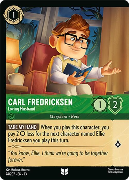 Image for Carl Fredricksen - Loving Husband (Foil) (74/207) (Cold Foil) [Attack of the Vine!] (13) - Disney Lorcana
