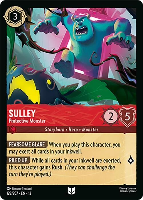 Image for Sulley - Protective Monster (128/207) [Attack of the Vine!] (13) - Disney Lorcana
