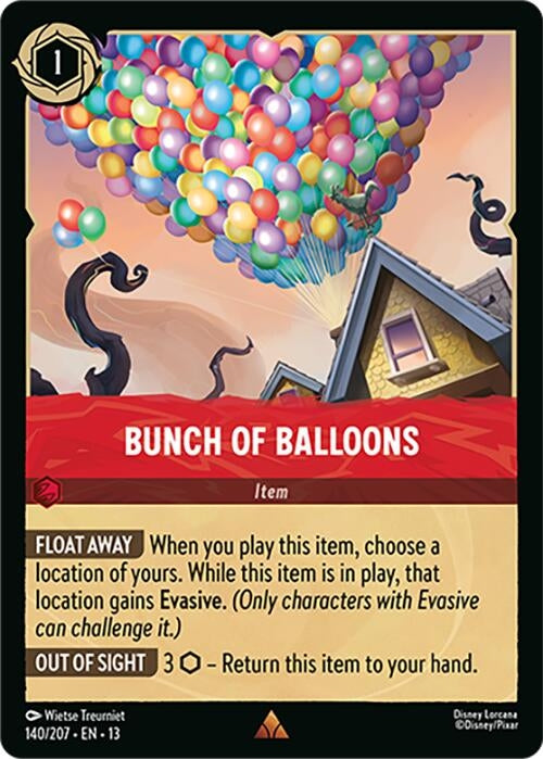 Image for Bunch of Balloons (140/207) [Attack of the Vine!] (13) - Disney Lorcana
