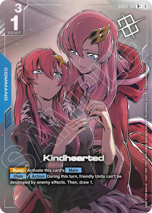 Image for Kindhearted (Store Tournament Winner Pack 05) (GD04-101) (Holofoil) [Gundam Promotional Cards] (GCG-PR) - Gundam Card Game