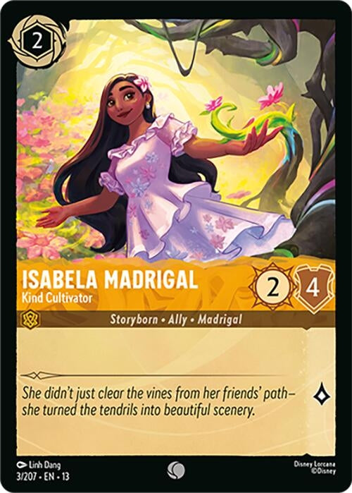 Image for Isabela Madrigal - Kind Cultivator (3/207) [Attack of the Vine!] (13) - Disney Lorcana