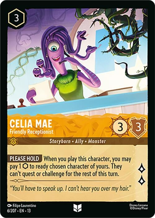 Image for Celia Mae - Friendly Receptionist (6/207) (Cold Foil) [Attack of the Vine!] (13) - Disney Lorcana
