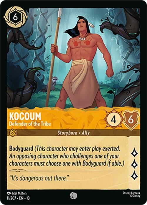 Image for Kocoum - Defender of the Tribe (11/207) [Attack of the Vine!] (13) - Disney Lorcana