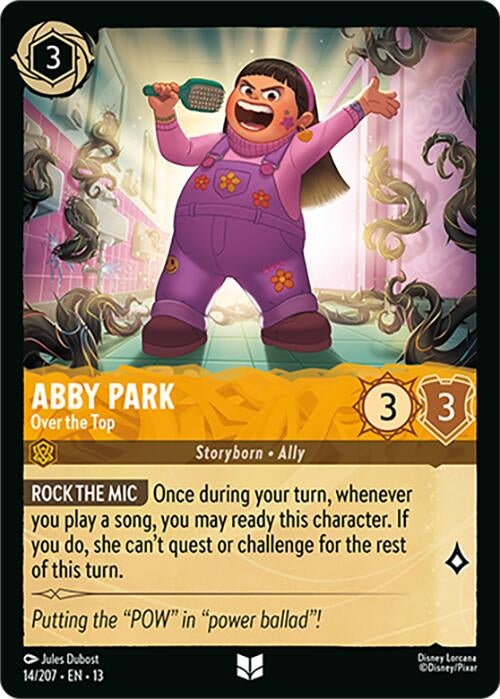 Image for Abby Park - Over the Top (14/207) (Cold Foil) [Attack of the Vine!] (13) - Disney Lorcana