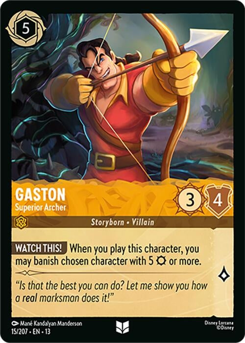 Image for Gaston - Superior Archer (15/207) [Attack of the Vine!] (13) - Disney Lorcana