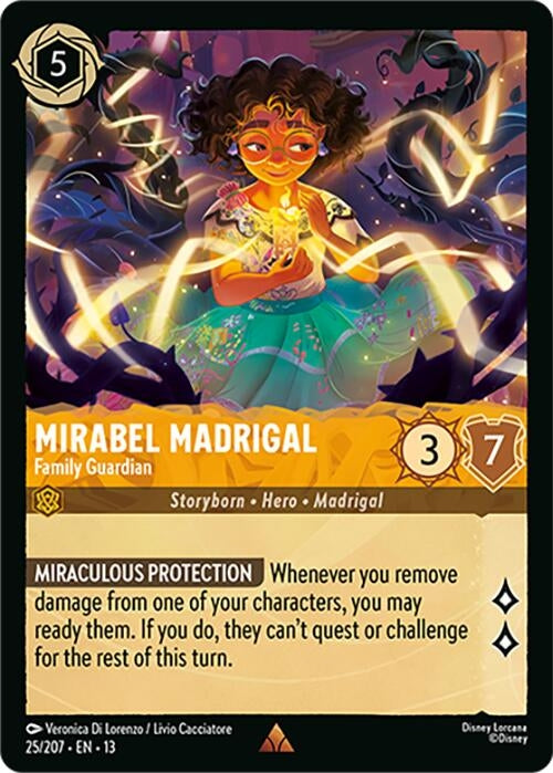 Image for Mirabel Madrigal - Family Guardian (25/207) [Attack of the Vine!] (13) - Disney Lorcana