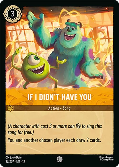 Image for If I Didn't Have You (32/207) [Attack of the Vine!] (13) - Disney Lorcana