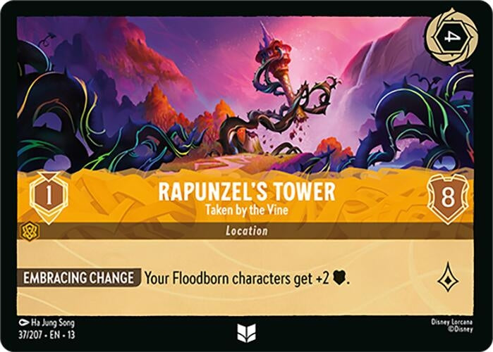 Image for Rapunzel's Tower - Taken by the Vine (37/207) [Attack of the Vine!] (13) - Disney Lorcana
