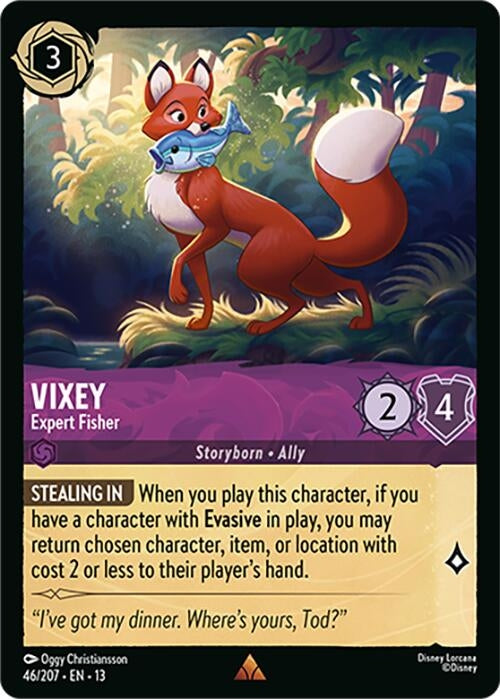 Image for Vixey - Expert Fisher (46/207) [Attack of the Vine!] (13) - Disney Lorcana