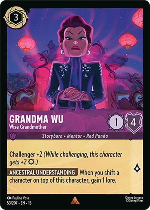 Image for Grandma Wu - Wise Grandmother (53/207) [Attack of the Vine!] (13) - Disney Lorcana