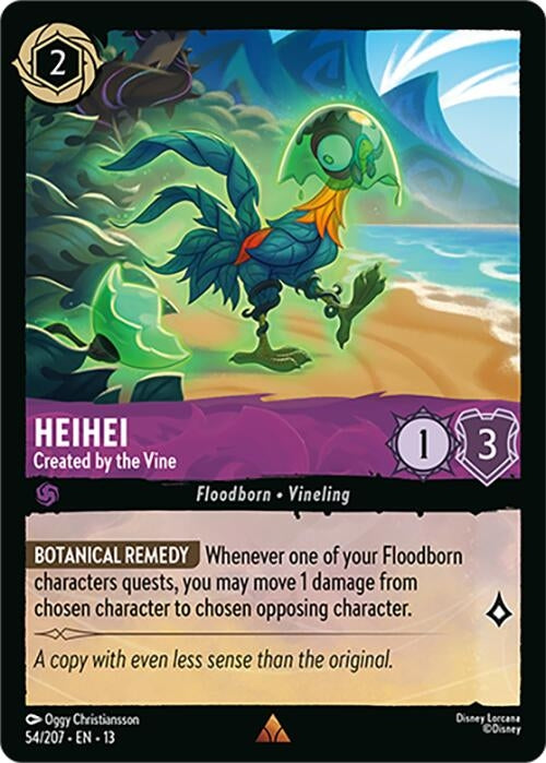 Image for Heihei - Created by the Vine (54/207) [Attack of the Vine!] (13) - Disney Lorcana