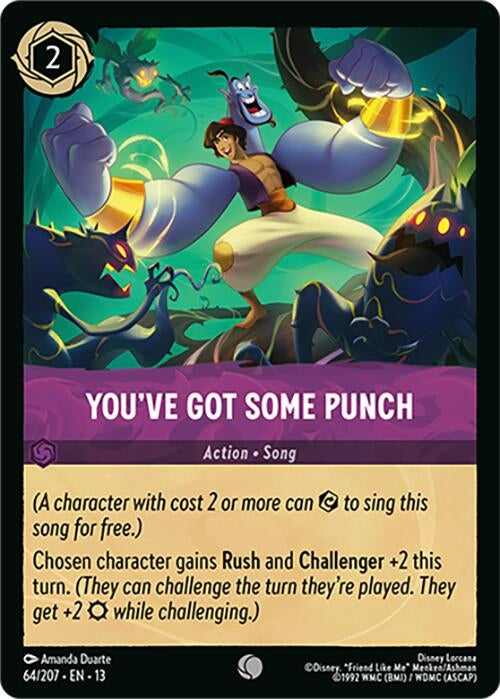 Image for You've Got Some Punch (64/207) (Cold Foil) [Attack of the Vine!] (13) - Disney Lorcana