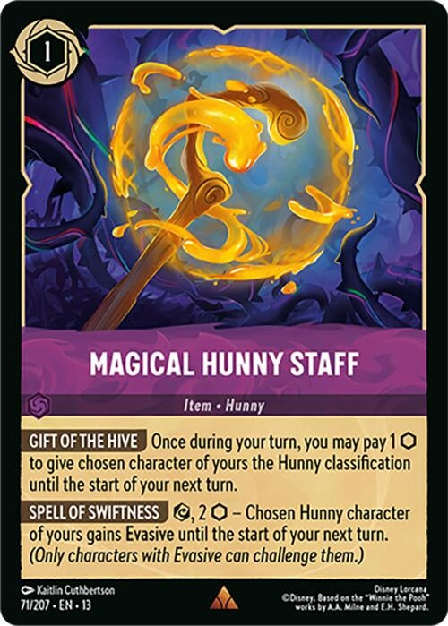 Image for Magical Hunny Staff (71/207) [Attack of the Vine!] (13) - Disney Lorcana