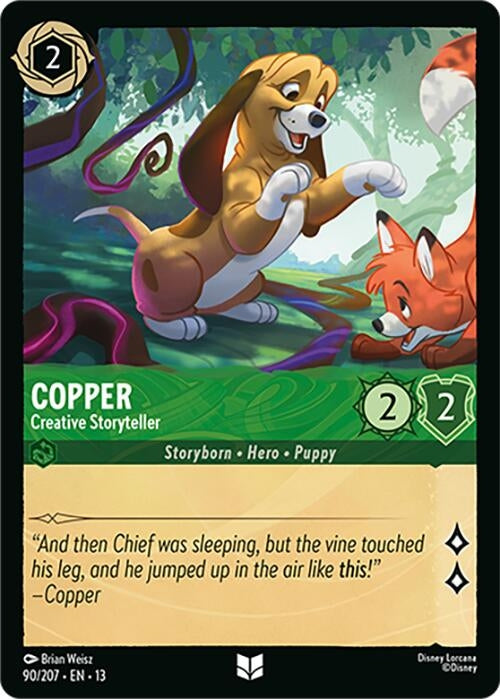 Image for Copper - Creative Storyteller (90/207) [Attack of the Vine!] (13) - Disney Lorcana