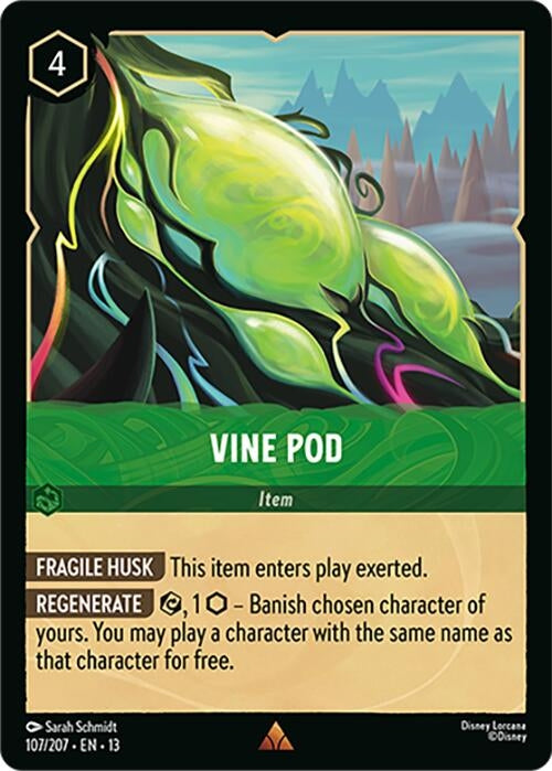 Image for Vine Pod (107/207) [Attack of the Vine!] (13) - Disney Lorcana