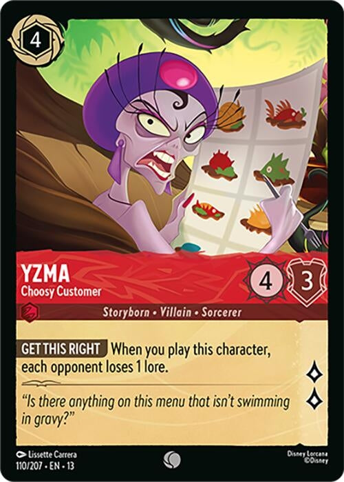 Image for Yzma - Choosy Customer (110/207) [Attack of the Vine!] (13) - Disney Lorcana