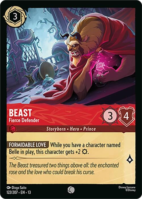 Image for Beast - Fierce Defender (122/207) [Attack of the Vine!] (13) - Disney Lorcana