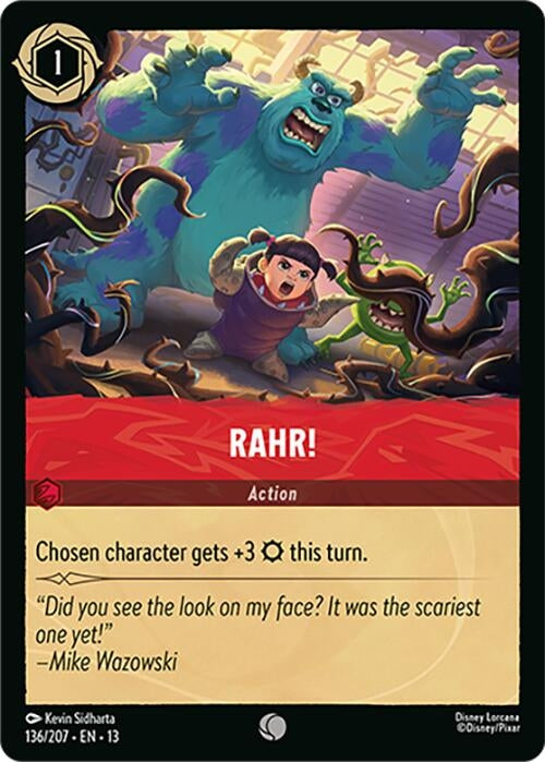 Image for RAHR! (136/207) (Cold Foil) [Attack of the Vine!] (13) - Disney Lorcana