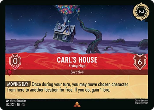 Image for Carl's House - Flying High (142/207) (Cold Foil) [Attack of the Vine!] (13) - Disney Lorcana