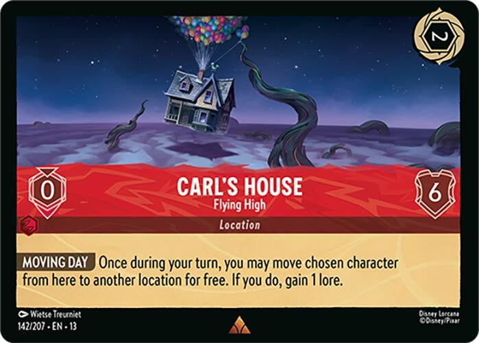 Image for Carl's House - Flying High (142/207) (Cold Foil) [Attack of the Vine!] (13) - Disney Lorcana