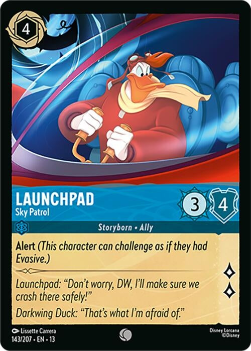 Image for Launchpad - Sky Patrol (143/207) [Attack of the Vine!] (13) - Disney Lorcana