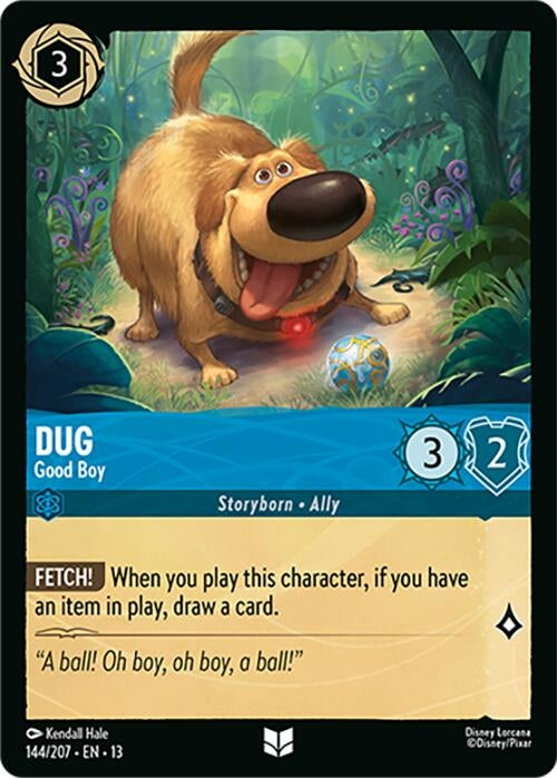 Image for Dug - Good Boy (144/207) [Attack of the Vine!] (13) - Disney Lorcana
