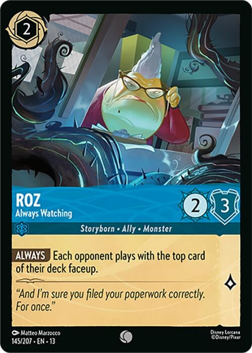 Image for Roz - Always Watching (145/207) [Attack of the Vine!] (13) - Disney Lorcana