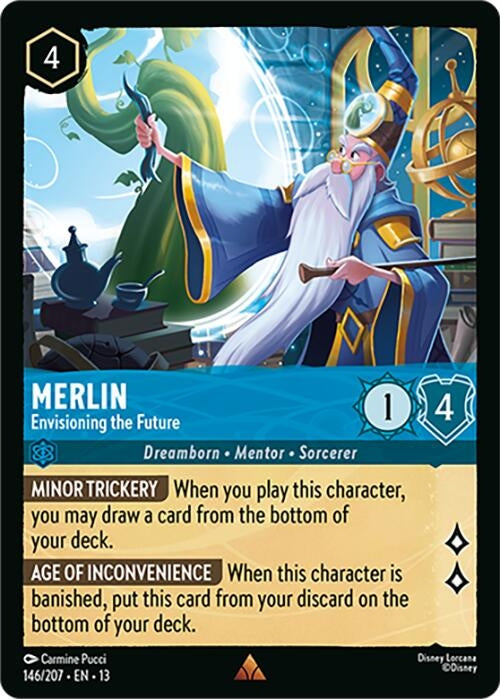 Image for Merlin - Envisioning the Future (146/207) [Attack of the Vine!] (13) - Disney Lorcana