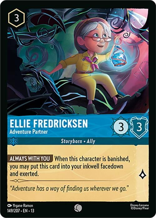 Image for Ellie Fredricksen - Adventure Partner (149/207) [Attack of the Vine!] (13) - Disney Lorcana