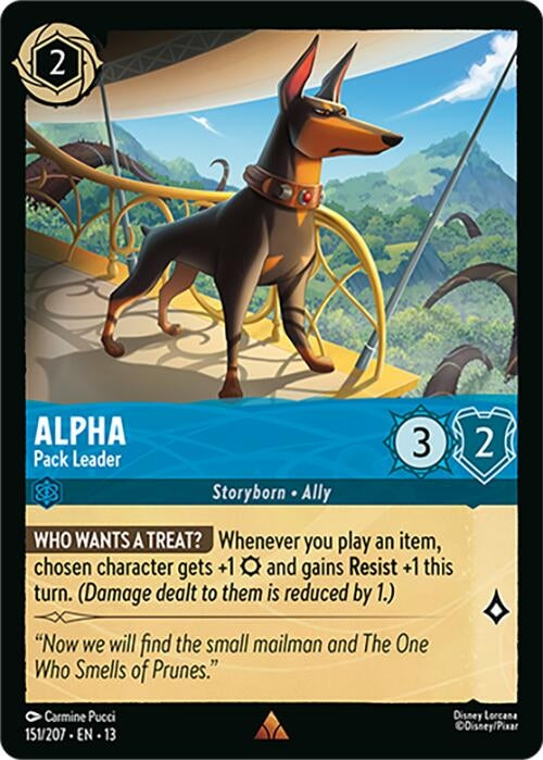 Image for Alpha - Pack Leader (151/207) [Attack of the Vine!] (13) - Disney Lorcana