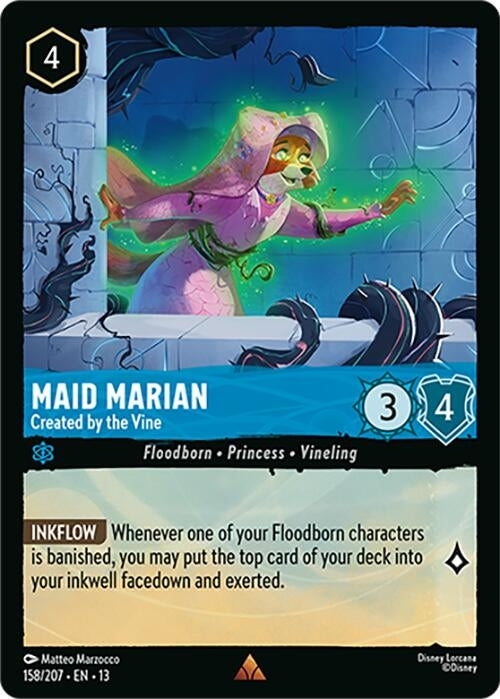 Image for Maid Marian - Created by the Vine (158/207) [Attack of the Vine!] (13) - Disney Lorcana