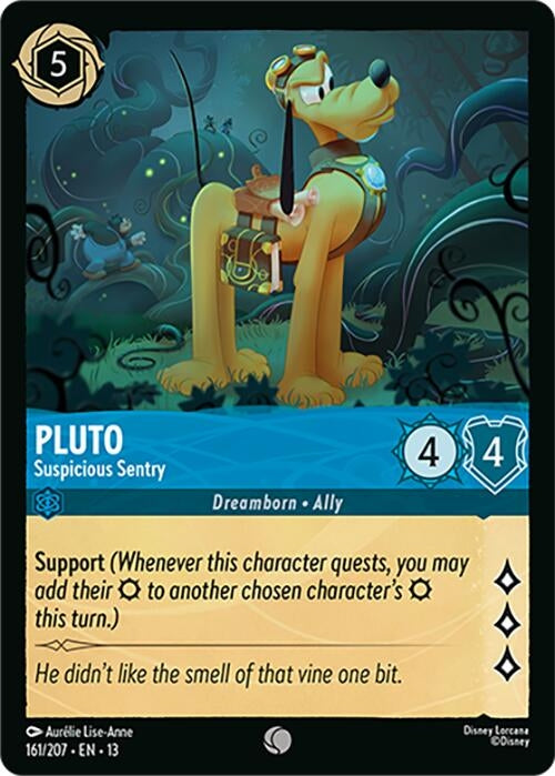 Image for Pluto - Suspicious Sentry (161/207) [Attack of the Vine!] (13) - Disney Lorcana