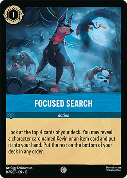 Image for Focused Search (167/207) (Cold Foil) [Attack of the Vine!] (13) - Disney Lorcana