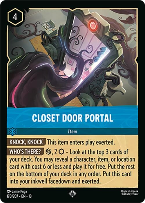 Image for Closet Door Portal (170/207) [Attack of the Vine!] (13) - Disney Lorcana