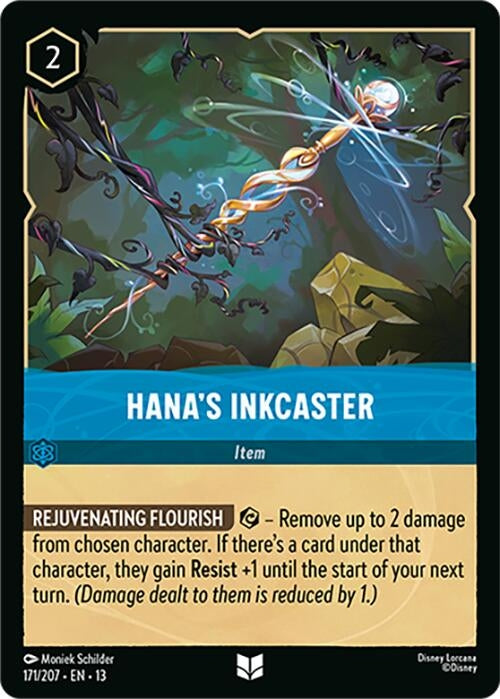 Image for Hana's Inkcaster (171/207) [Attack of the Vine!] (13) - Disney Lorcana