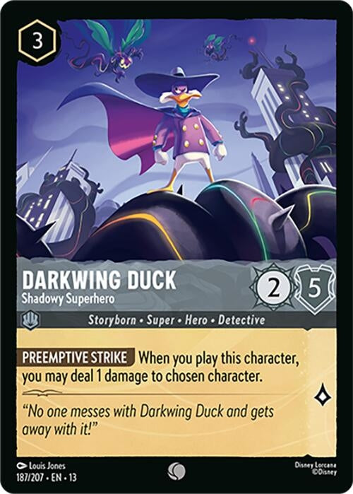 Image for Darkwing Duck - Shadowy Superhero (187/207) [Attack of the Vine!] (13) - Disney Lorcana
