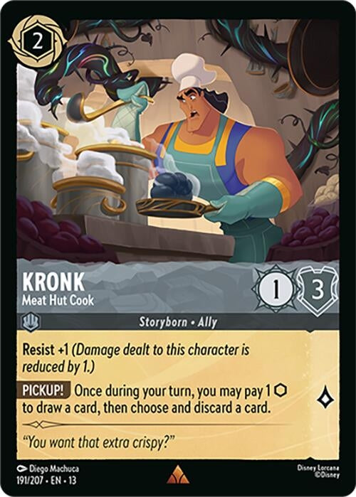 Image for Kronk - Meat Hut Cook (191/207) [Attack of the Vine!] (13) - Disney Lorcana