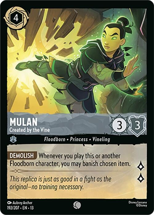 Image for Mulan - Created by the Vine (192/207) [Attack of the Vine!] (13) - Disney Lorcana