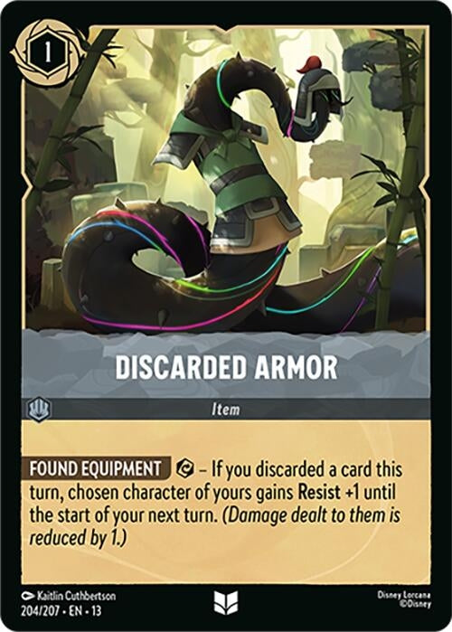 Image for Discarded Armor (204/207) [Attack of the Vine!] (13) - Disney Lorcana