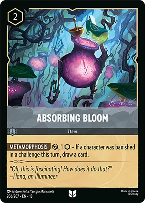 Image for Absorbing Bloom (206/207) [Attack of the Vine!] (13) - Disney Lorcana