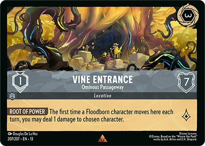 Image for Vine Entrance - Ominous Passageway (207/207) [Attack of the Vine!] (13) - Disney Lorcana