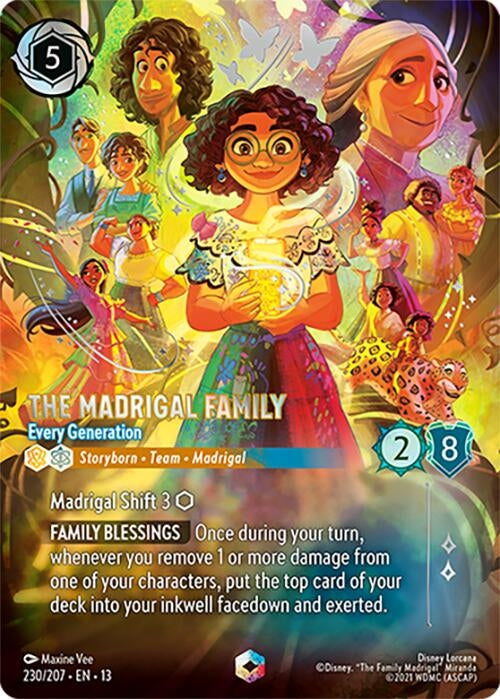 Image for The Madrigal Family - Every Generation (Enchanted) (230/204) (Holofoil) [Attack of the Vine!] (13) - Disney Lorcana